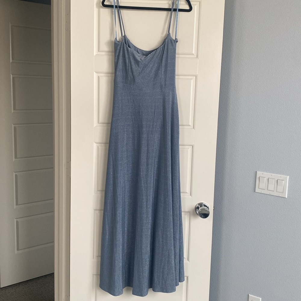 Hello Molly Ice Blue Gown - Picture 5 of 9